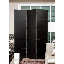 Biombo Frisado Preto 180x135cm Preto