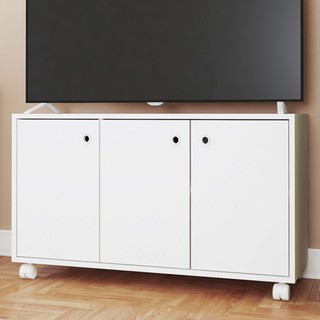 Rack para TV Até 40 Polegadas 3 Portas Branco Bse 01 - Brv em Oferta na Shopee