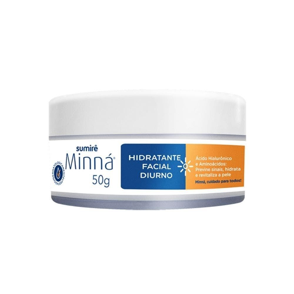 Creme Hidratante Facial Minná Diurno 50g em Oferta na Shopee