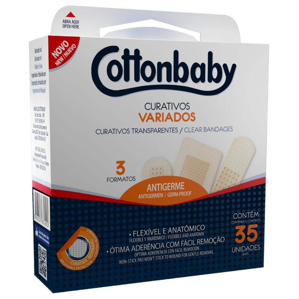 CURATIVO TRANSPARENTE VARIADOS 35 UNIDADES em Oferta na Shopee