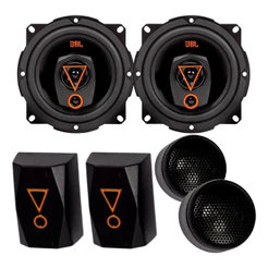 Par de Alto Falantes JBL 5TRMS80 160W + Par Mini Tweeters 1TWMS80 160W