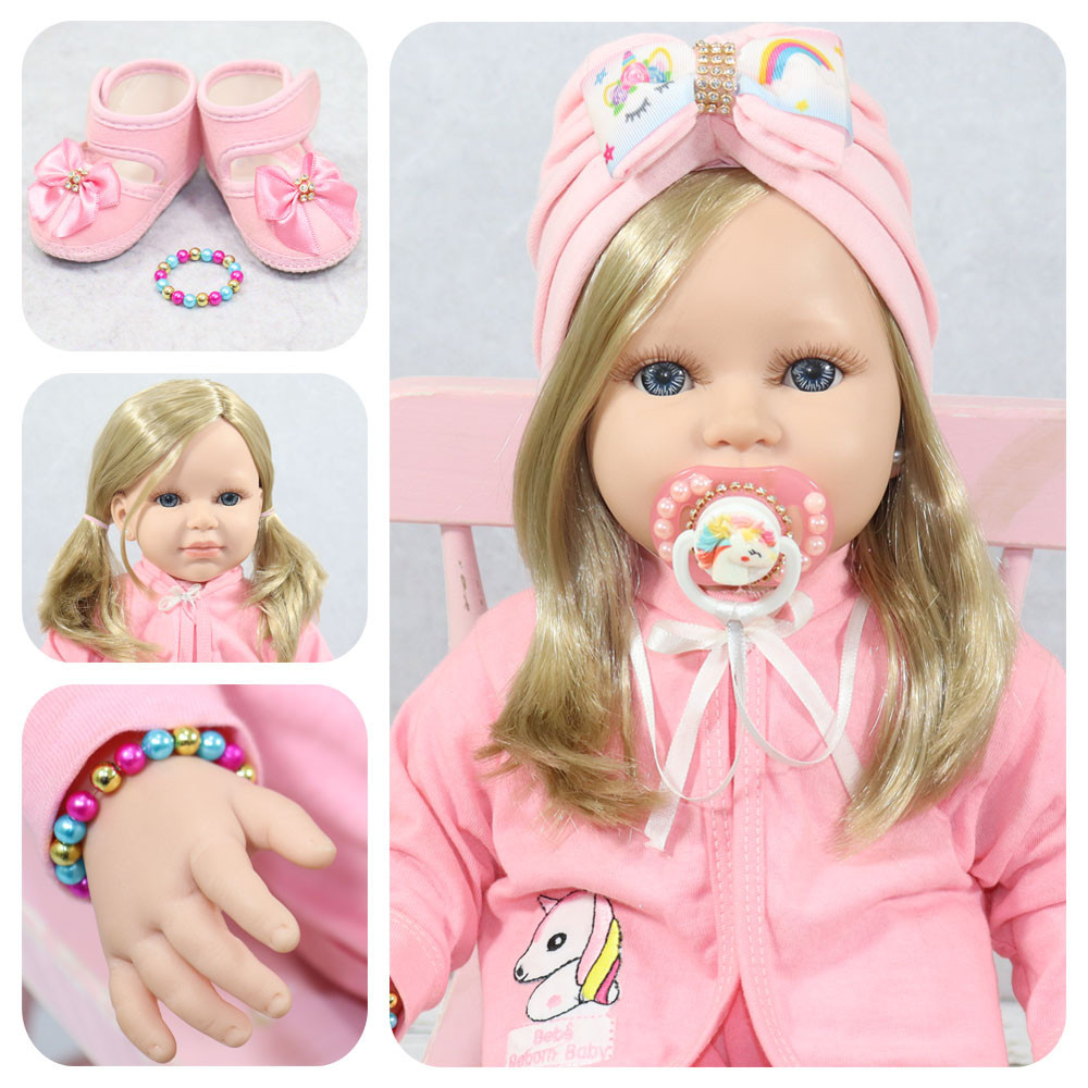 Boneca Bebê Reborn Menina Com Vários Itens