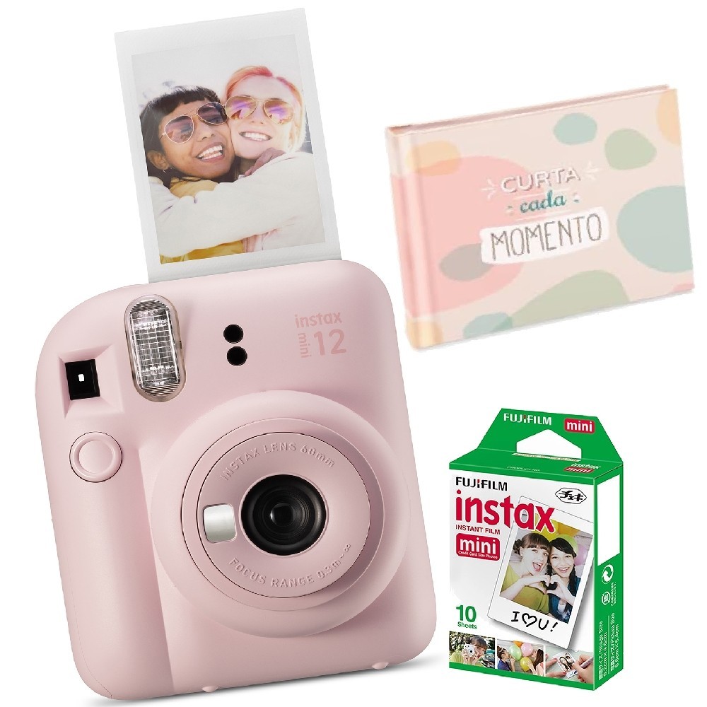 Câmera Instax Mini + Filme De 10 + Album Instalovers