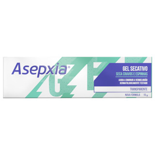 Gel Secativo de Cravos e Espinhas Asepxia 15g em Oferta na Shopee