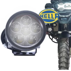 Farol Auxiliar LED ValueFit Hella 6 LED's 12V 24V 18W 1000LM Longo Alcance Moto