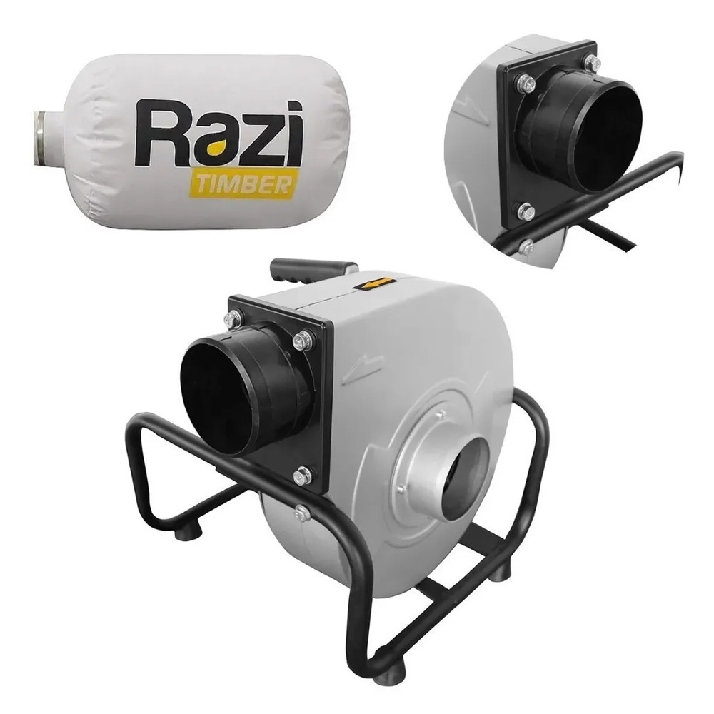 Coletor de Pó de 49 Litros para Máquina de Bancada 1100w Razi - Home Appliances