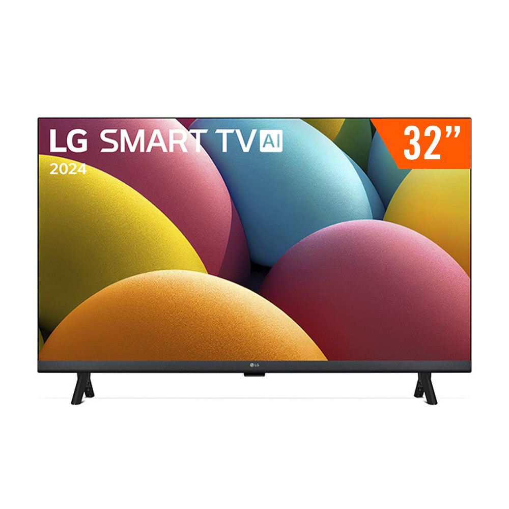 Smart TV LED 32" HD LG 32LR600B ThinQ AI Alexa HDR10 2 HDMI 1 USB Wi-Fi Bluetooth - Home Appliances