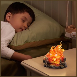 Anime Calcifer Objetos Lâmpada Howl's Moving Castle Cartoon Luz De Mesa De Desenho Animado Sala De Berçário Para sentanebr Em Casa em Oferta na Shopee
