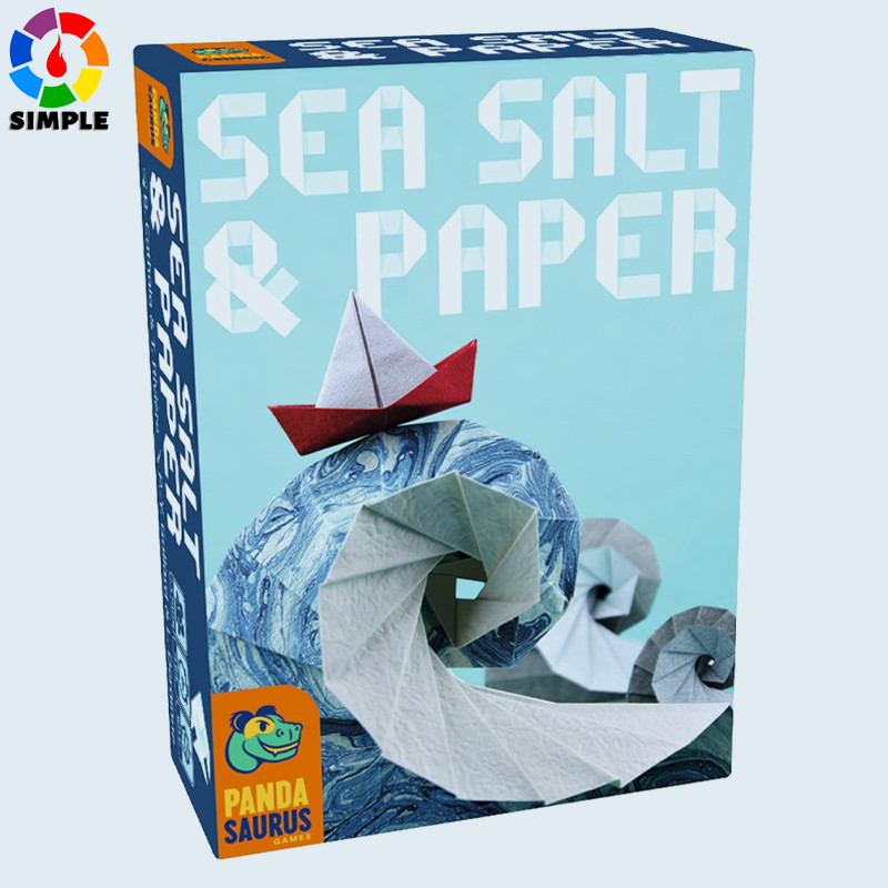 Jogo De Cartas De Sal Marinho E Papel-Estratégia Com Tema Oceano , Ritmo Rápido Tático ,