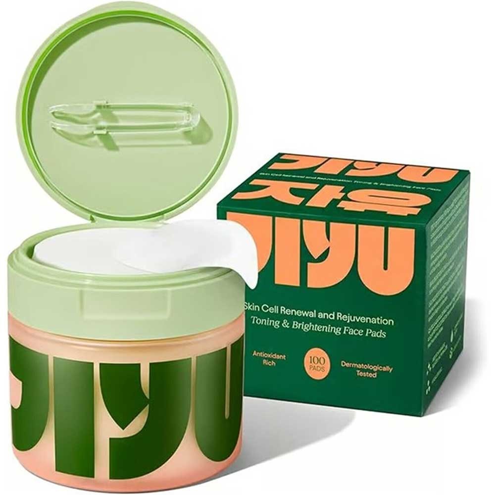 100Pcs Jiyu Skincare Anti-Aging Dark Spot & Wrinkle Minimizing Toner Pads Skin Care Accessorie