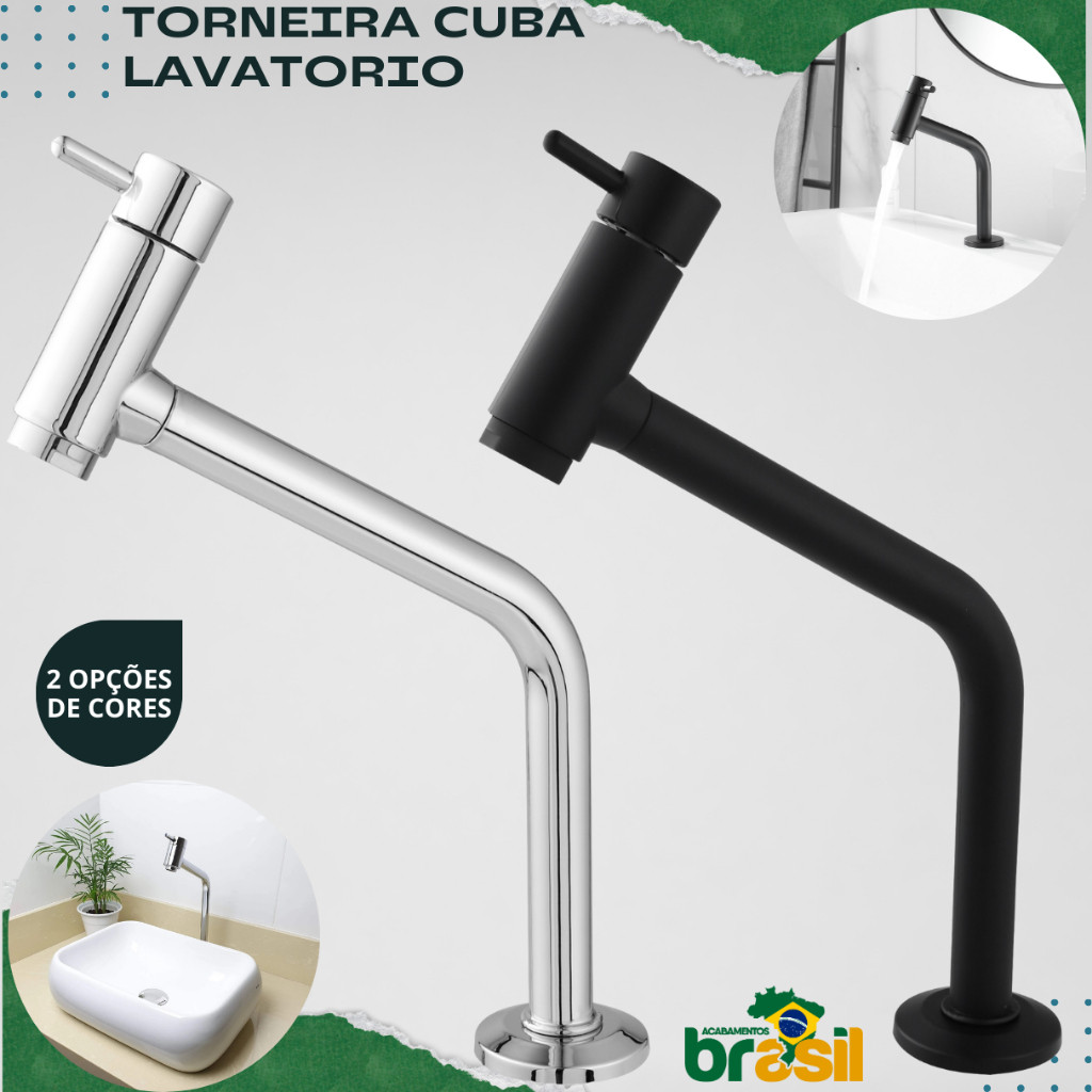 Torneira banheiro pia preto ou cromada cuba sobrepor torneira lavatorio lavabo banheiro