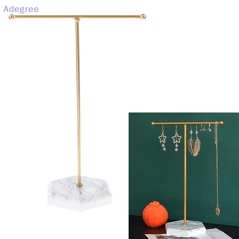 Adegree Brincos Em Forma De T Anel Colar Relógio Pingente Prateleira Jóias Expositor Novo em Oferta na Shopee