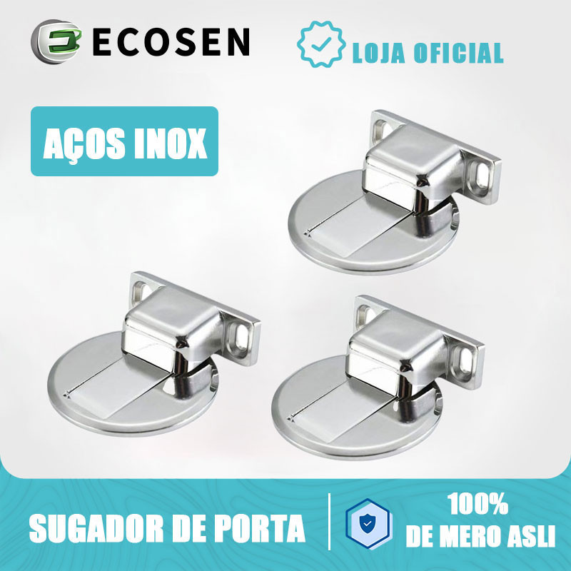 KIT 3/4/5/6  Prendedor Segurador de Porta Peso de Porta Prático Acessórios para portas silenciosas Aço inox em Oferta na Shopee