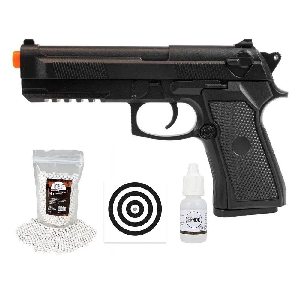 Pistola de Airsoft VG PT92 V21 Mola 6mm - Rossi + BBs+ Itens em Oferta na Shopee