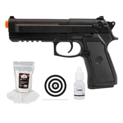 Pistola de Airsoft VG PT92 V21 Mola 6mm - Rossi + BBs+ Itens