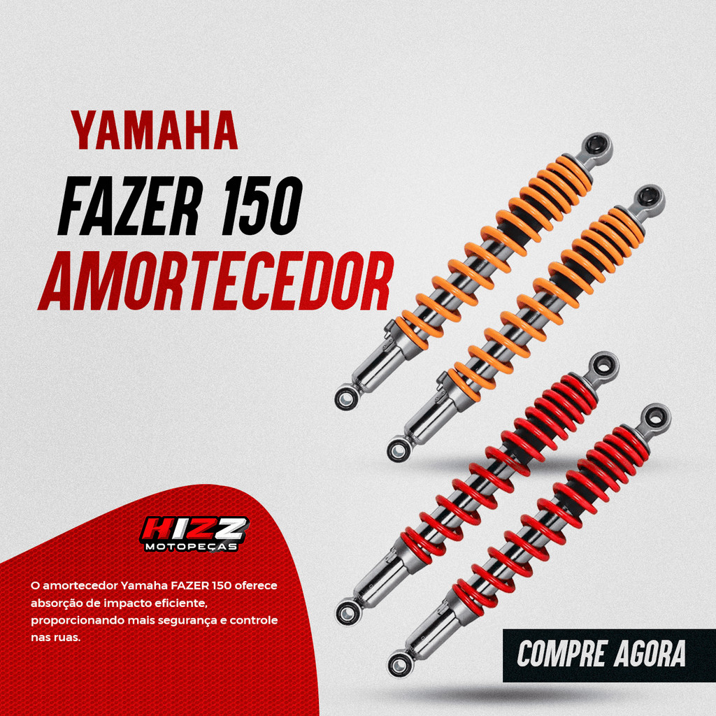 Amortecedor Gp7 (par) Com Reg. Fazer 150 14/  SH