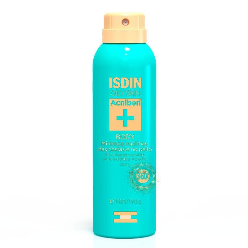 Spray Corporal Antiacne Isdin Oily Skin Acniben+ 150ml em Oferta na Shopee
