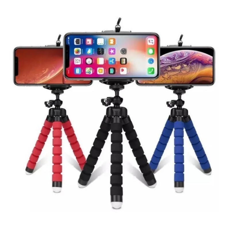 MINI SUPORTE TRIPÉ DE MESA ESCALÁVEL PARA CELULAR GIRA- 360 grau 004