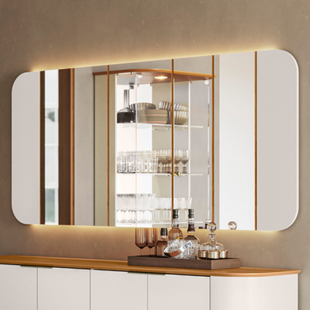 Espelho Decorativo Para Sala de Jantar 152cm Verbena N01 Off White Ypê - Lyam Decor em Oferta na Shopee