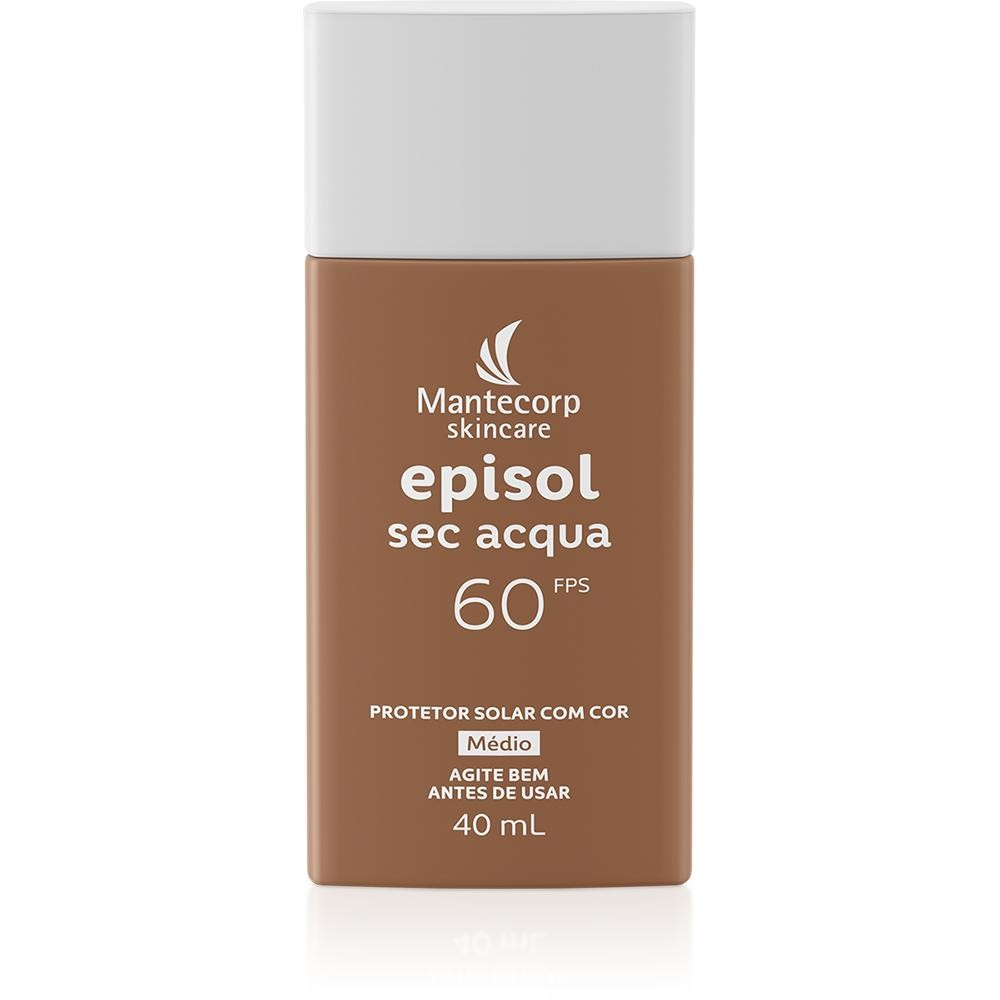 Protetor Solar Facial Episol Sec Acqua  FPS 60 Médio - 40ml em Oferta na Shopee