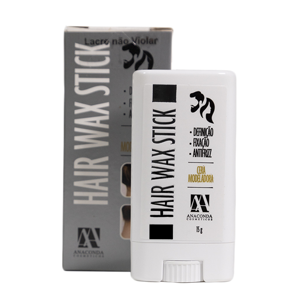 Cera Modeladora Hair Wax Stick Bastão Anaconda Cosméticos