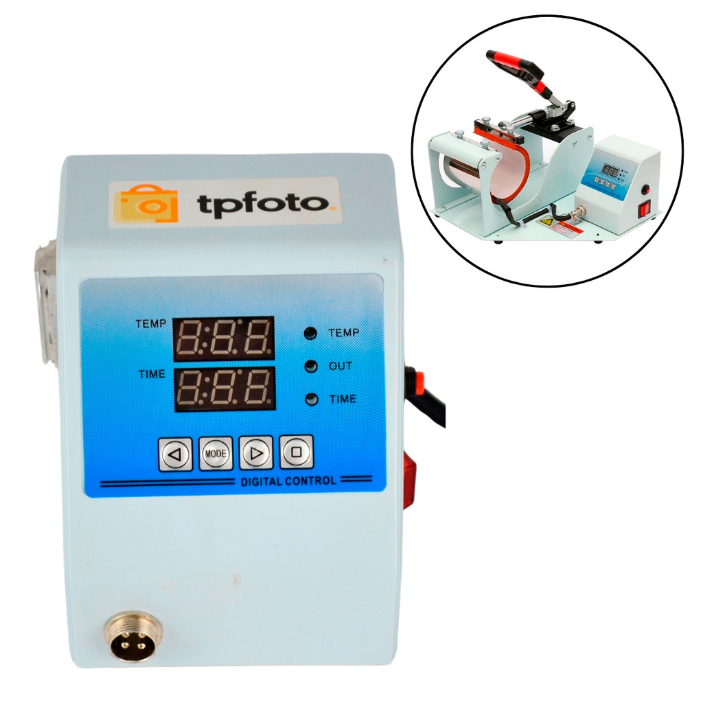 Painel de Controle para Prensa Térmica de Caneca para Sublimação 220v - 280w