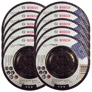 Combo Com 10 Discos Desbaste 4.1/2 Pol x 6 mm x 7/8 Pol Standard P/ Metal Bosch em Oferta na Shopee