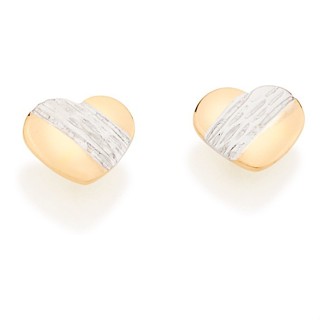 Brinco Infantil Coração Com Rhodium.rommanel 520240 em Oferta na Shopee