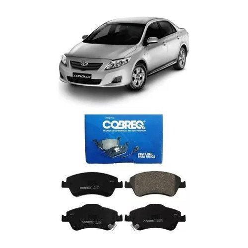 Pastilha Freio Original Cobreq Toyota Corolla 2010 Á 2014 - Spare Parts and Accessories for Vehicles