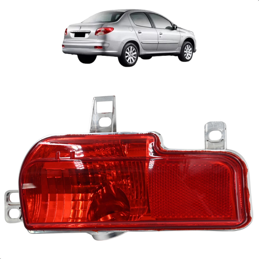 Lanterna Traseira Anti-Neblina Peugeot 207 2008 Até 2012 2013