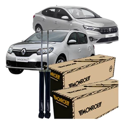 Par Amortecedor Traseiro Original Renault Logan 1.6 8v 2015