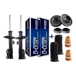 Kit Amortecedor Batente Coxim Dianteiro Prisma 2013 Á 2019