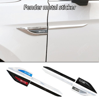 Fender BYD Adesivos De Rótulo Lateral De Pára-Lamas Metálicos Crachás Anti-Riscos Proteção Da Porta Do Carro Modificação Esportiva Acessórios De Decoração Para Atto 3 Dolphin em Oferta na Shopee