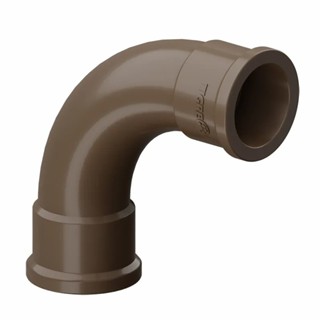 Curva 90 Soldável Tigre 25mm PVC Marrom em Oferta na Shopee