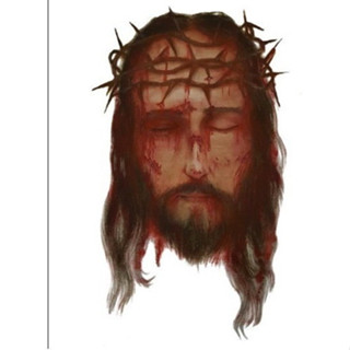 Sagrada Face De Jesus Crucificado Em Tecido em Oferta na Shopee
