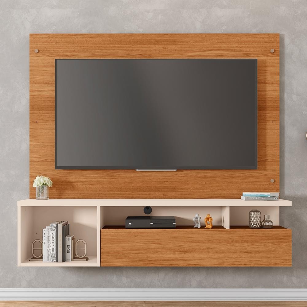 Painel Para TV Até 55 Polegadas Marrom Black Caemmun em Oferta na Shopee