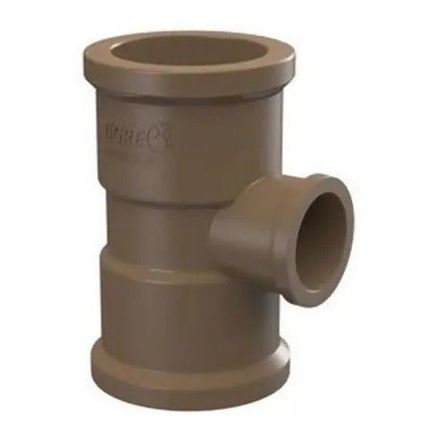 Tê Redução Soldável 50 X 25mm - Tigre em Oferta na Shopee