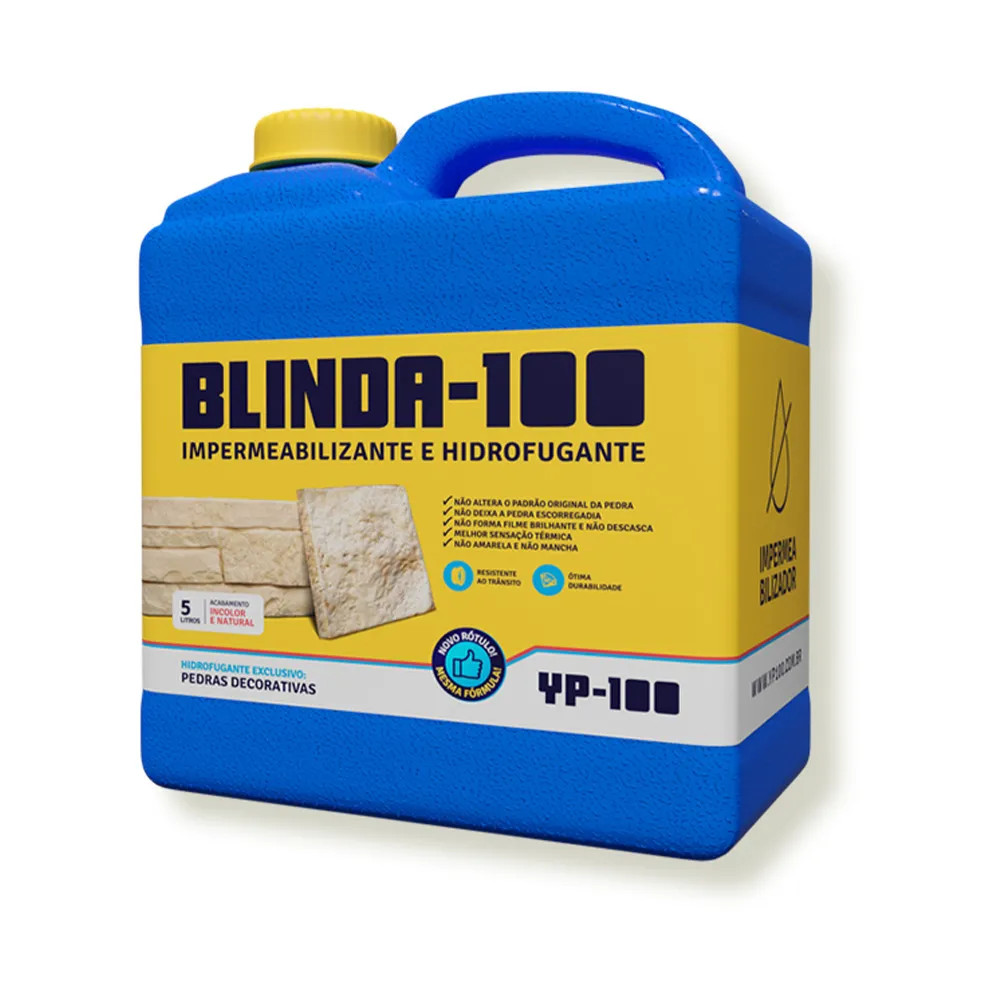 Impermeabilizante de Pedras Naturais Blinda 100 5l Impermeabilizante e Hidrofugante