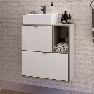 Gabinete para Banheiro sem Cuba 58x63,8cm Nordic em Oferta na Shopee