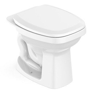 Vaso Sanitário Convencional com Assento Like Celite Branco Brilhante em Oferta na Shopee