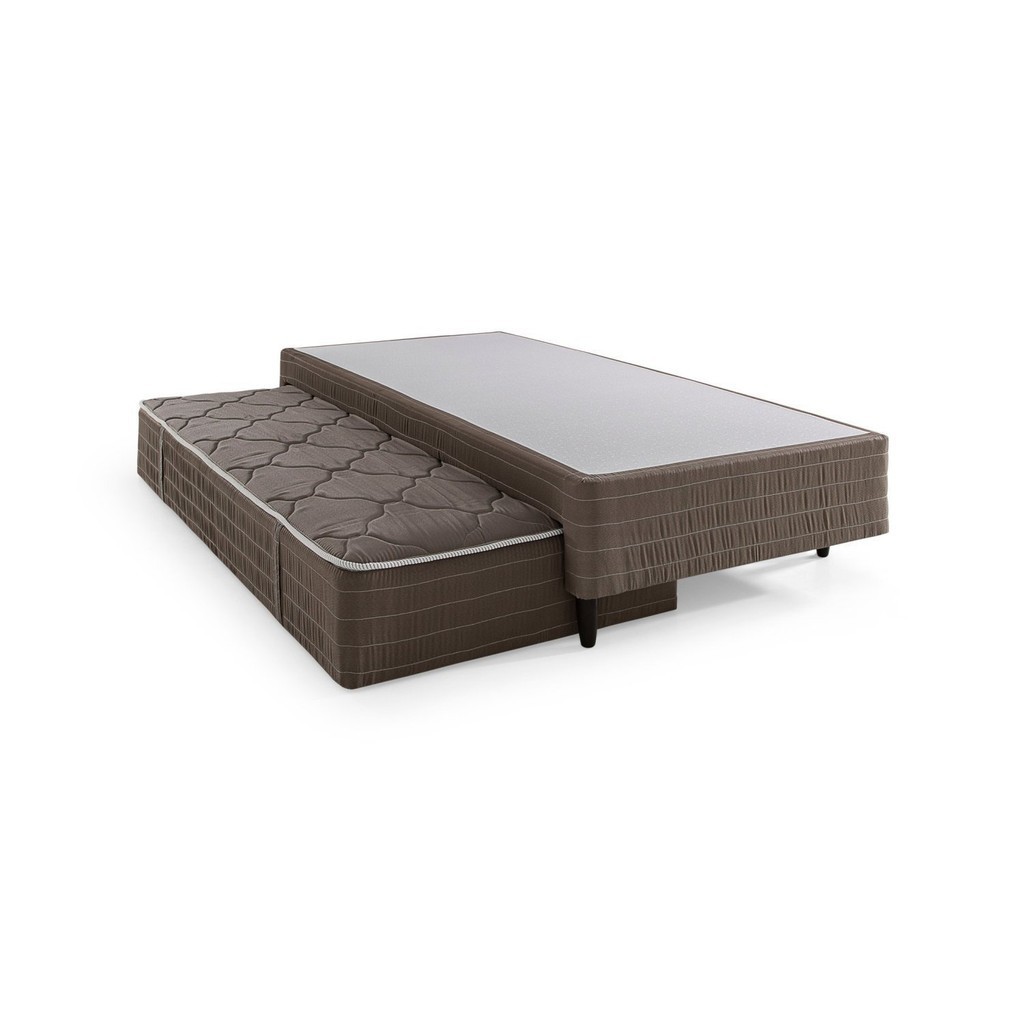 Base com Colchão Auxiliar Solteiro 96cm Geneva Solteirão em Oferta na Shopee
