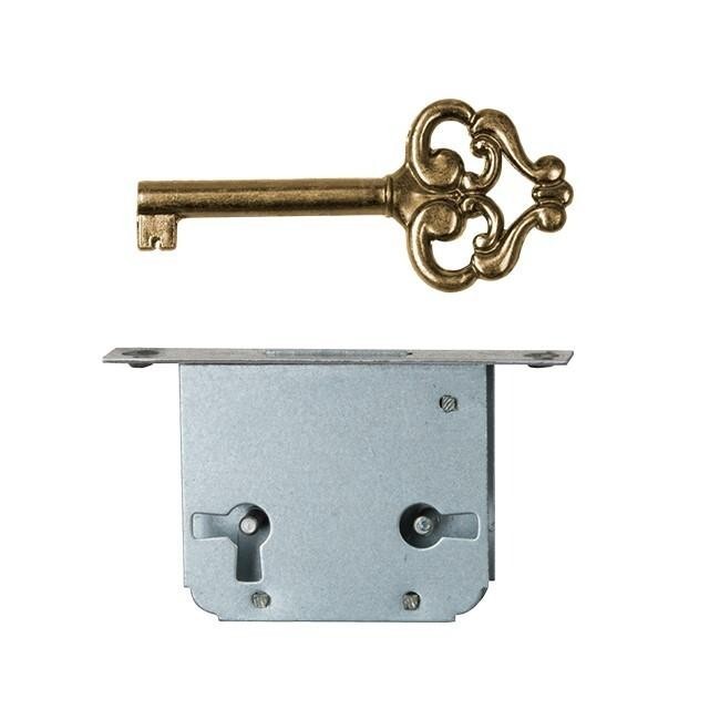 fechadura moveis embutir bicromatizado alianca em Oferta na Shopee