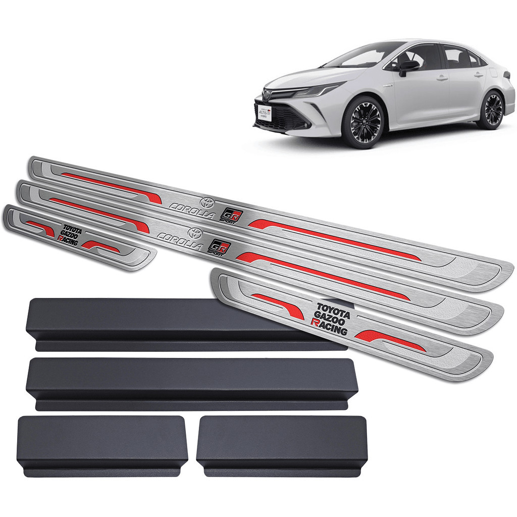 Soleira de Porta Corolla Gr Sport 2020/.. - Aço Inox em Oferta na Shopee