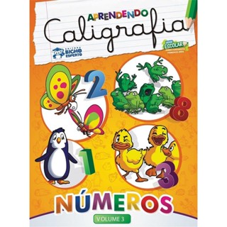 Aprendendo Caligrafia - Números em Oferta na Shopee