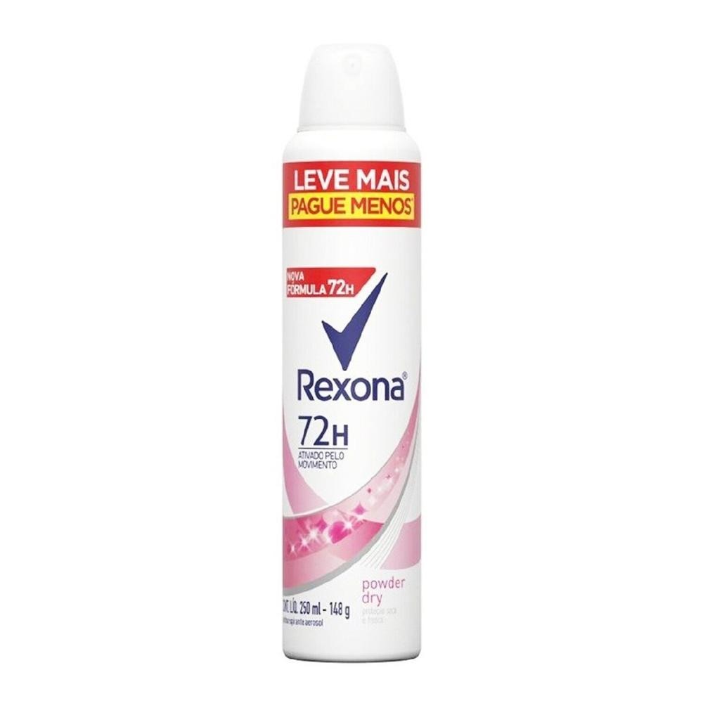 Desodorante Aerosol Rexona Powder Dry 250ml Leve mais Pague menos - Beauty