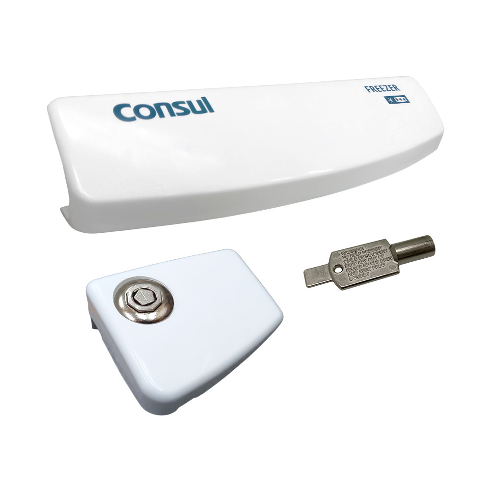 Puxador Fechadura Chave Porta Freezer Consul 001015400 / 326041882 / W10351678