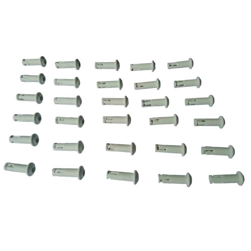Kit c/ 25 Pino de Oscilação para Ventilador Faet | Mondial l Venti-Delta Cor Branco