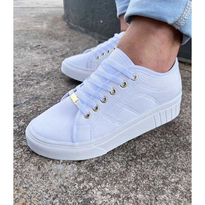 Tenis Feminino Casual Tênis Casual Feminino Confortável Estiloso Sapatênis Feminino Envio Imediato