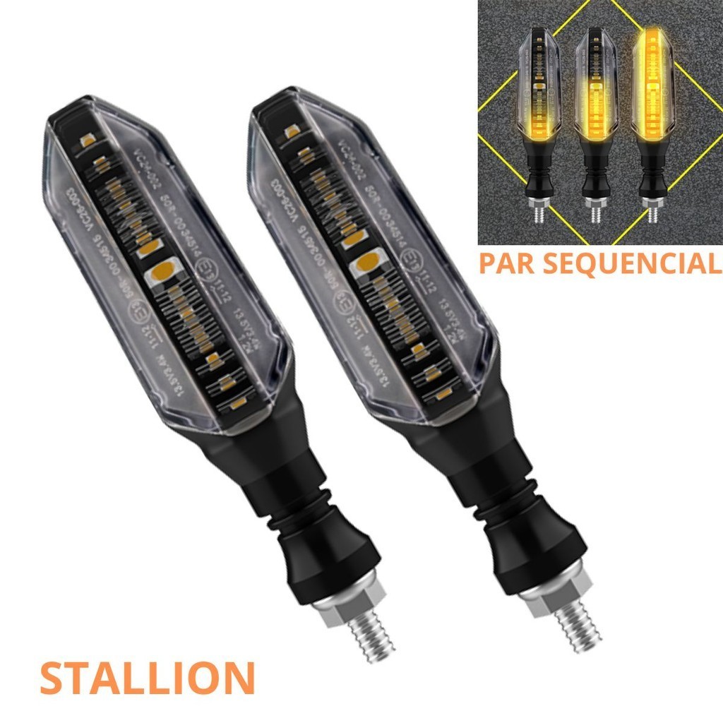 PISCA LED MOTO PAR SEQUENCIAL SETAS MOD CB TWISTER CG SOQUETE UNIVERSAL ESTILO PARAFUSO ROSCA TODAS