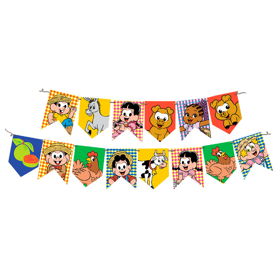 Faixa Decorativa - Chico Bento - 1 unidade - FestColor - Rizzo em Oferta na Shopee